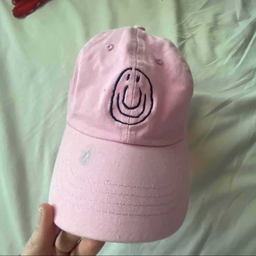 pink seeds of happiness hat